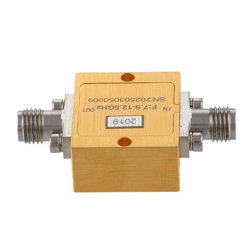 SMA High Power Limiter, 7.5 GHz to 12.5 GHz, 50W Peak Power, 18 dBm Flat Leakage FMLM2019