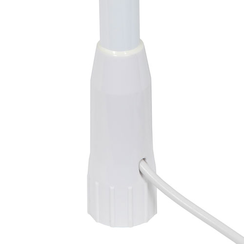 156 to 163 MHz, Omni Marine Antenna, 3.5 dBi, UHF Female (PL259) Connector, White, Fiberglass Radome, Vertical Polarization FMMAROM1000