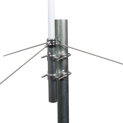 156 to 163 MHz, Omni Marine Antenna, 3 dBi, UHF Female (SO239) Connector, White, Fiberglass Radome, Vertical Polarization FMMAROM1002