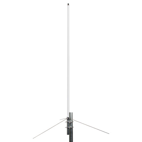 156 to 163 MHz, Omni Marine Antenna, 4.5 dBi, UHF Female (SO239) Connector, White, Fiberglass Radome, Vertical Polarization FMMAROM1003