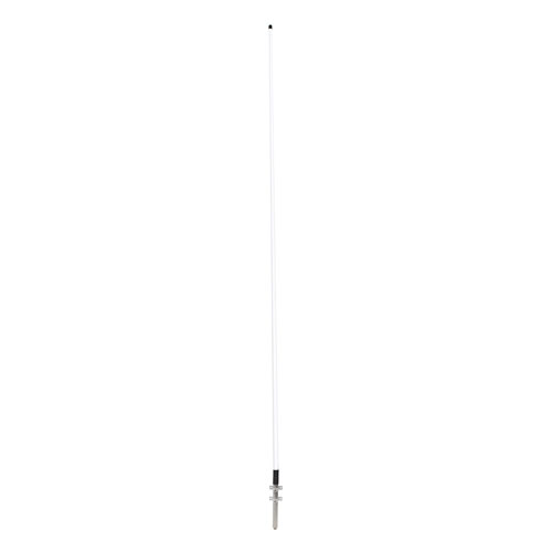 156 to 163 MHz, Omni Marine Antenna, 6.5 dBi, UHF Female (SO239) Connector, White, Fiberglass Radome, Vertical Polarization FMMAROM1004