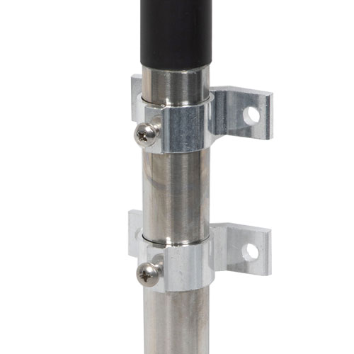 156 to 163 MHz, Omni Marine Antenna, 6.5 dBi, UHF Female (SO239) Connector, White, Fiberglass Radome, Vertical Polarization FMMAROM1004