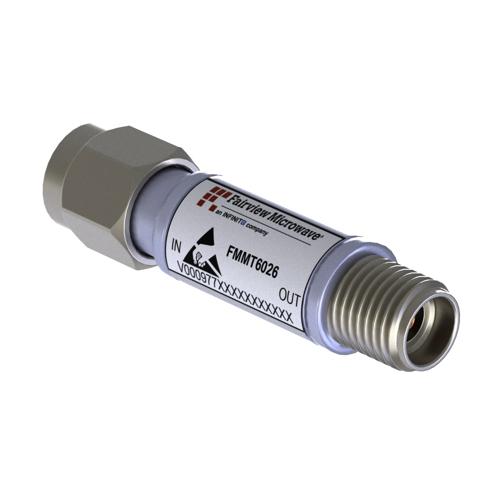 2.92mm Tunnel Diode Zero Bias Detector, 500 MHz to 18 GHz, +17 dBm Max Pin, Positive Video Out, 5 nsec Pulse Risetime, MIL-STD-202, Radial FMMT6026