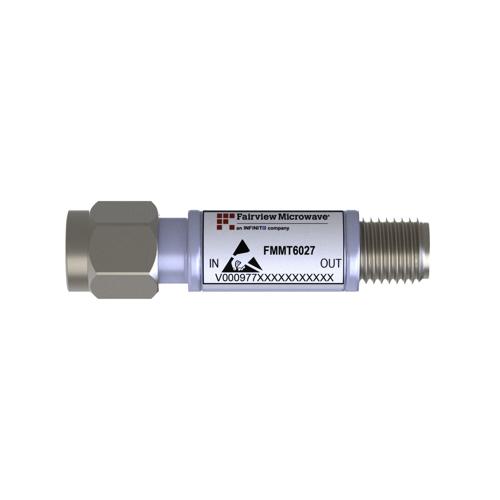 2.92mm Tunnel Diode Zero Bias Detector, 500 MHz to 18 GHz, +17 dBm Max Pin, Negative Video Out, 5 nsec Pulse Risetime, MIL-STD-202, Radial FMMT6027