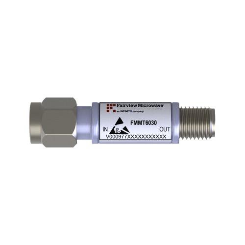 2.92mm Schottky Diode Zero Bias Detector, 500 MHz to 18 GHz, +20 dBm Max Pin, Positive Video Out, MIL-STD-202, Radial FMMT6030
