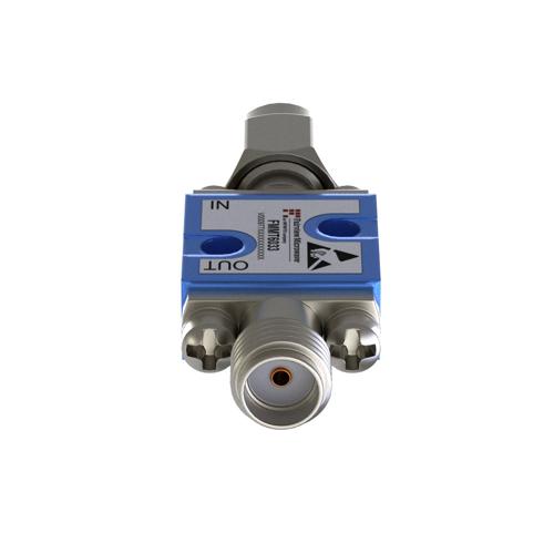 SMA Schottky Diode Zero Bias Detector, 500 MHz to 18 GHz, +20 dBm Max Pin, Negative Video Out, MIL-STD-202, Square FMMT6033