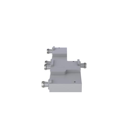 4 Way RF Power Combiner with N Female Connectors, 600 MHz to 6 GHz Frequency Range, 400 Watt Power Rating FMS0041