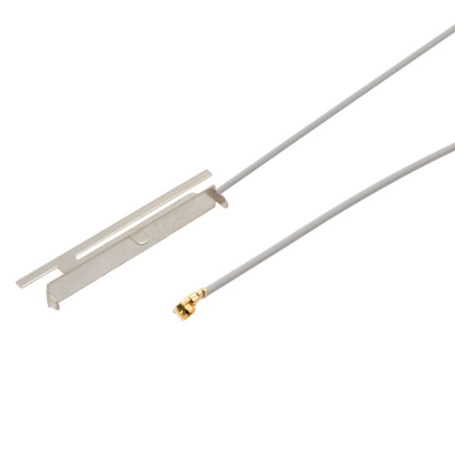 2400-25000/ 5150-5825 MHz, 3.15/6.52 dBi, Stamped Metal AP/Router Embedded Antenna With IPEX Connector-50 Pack FMSMA1006-50PK
