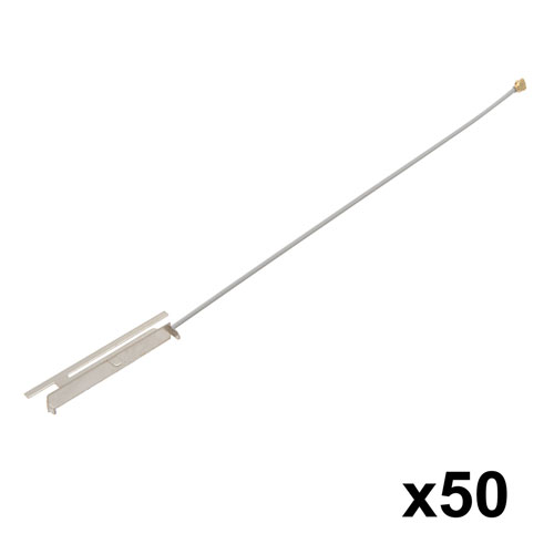 2400-25000/ 5150-5825 MHz, 3.15/6.52 dBi, Stamped Metal AP/Router Embedded Antenna With IPEX Connector-50 Pack FMSMA1006-50PK