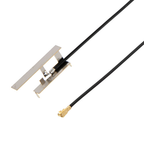 2400-2500 MHz, 3.67 dBi, Stamped Metal AP/Router Embedded Antenna With IPEX Connector FMSMA1010