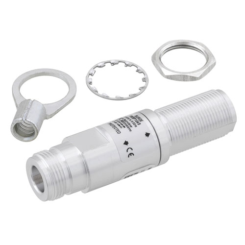 Type N F/F In/Out Bulkhead Coaxial RF Surge Protector, 2GHz - 6GHz, DC Block, 10W, IP67, 10kA, Filter FMSP1048