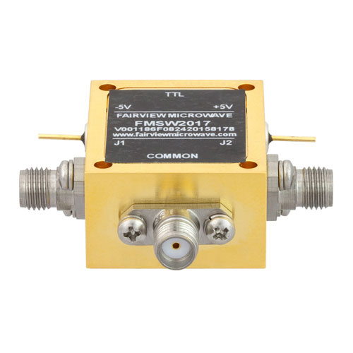 High Power SMA PIN Diode Switch SPDT From 2 GHz to 26.5 GHz Rated at +30 dBm FMSW2017