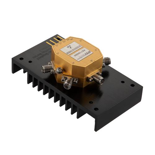 SMA Reflective SP4T PIN Diode Switch From 100 MHz to 520 MHz Rated at 100 Watt (+50 dBm) with Heatsink FMSW5008