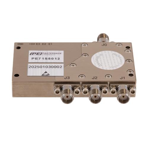 SMA Reflective SP3T PIN Diode Switch From 10 MHz to 6 GHz Rated at 40 Watt (+46 dBm) FMSW5012