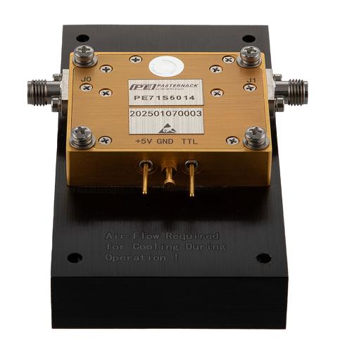 SMA Reflective SPST PIN Diode Switch From 1 GHz to 18 GHz Rated at 20 Watt (+43 dBm) with Heatsink FMSW5014