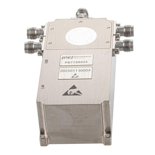 SP4T USB Ethernet Controlled High Isolation Absoptive Switch 500 MHz to 50 GHz, 2.4mm FMSW5023