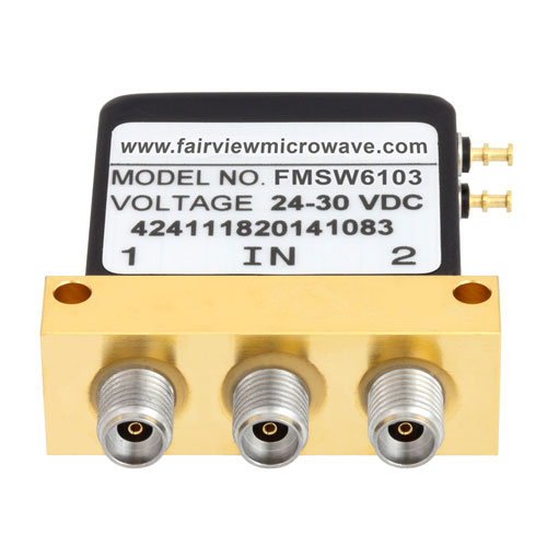 SPDT Failsafe DC to 40 GHz Electro-Mechanical Relay Switch, 10W, 28V, 2.92mm FMSW6103