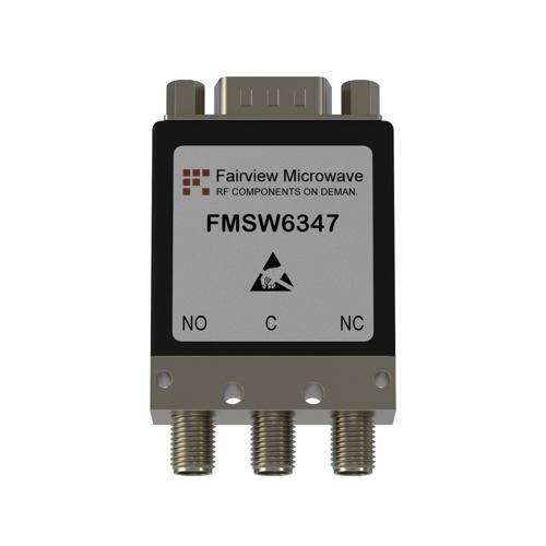 SPDT Failsafe DC to 18 GHz Electro-Mechanical Relay Switch, up to 90W, 12V, SMA FMSW6347