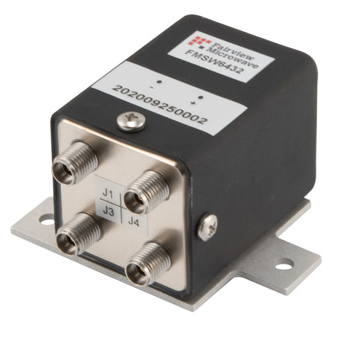 Transfer Failsafe Electro-Mechanical Relay Switch DC to 40 GHz , Up To 10W, 12V, 2M Lifecycles, 2.92mm FMSW6432