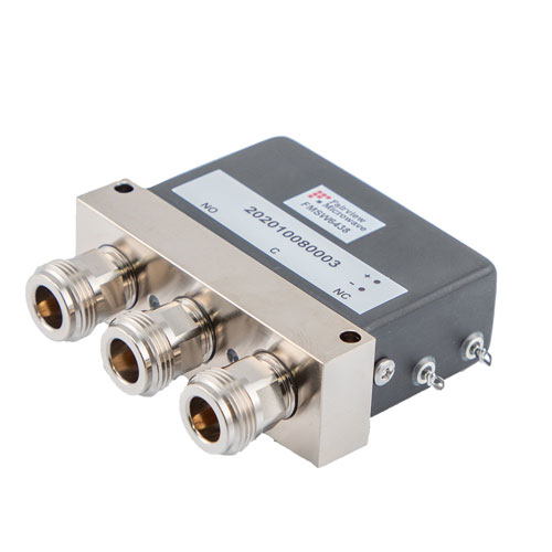 SPDT Failsafe Electro-Mechanical Relay Switch DC to 12 GHz , 600W, 28V, 2M Lifecycles, N FMSW6438