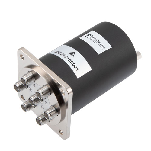 SP6T, IP64 Rated Electromechanical Relay Normally Open Switch, DC to 18GHz, 90W, TTL, Diodes, 12VDC, SMA FMSW6552