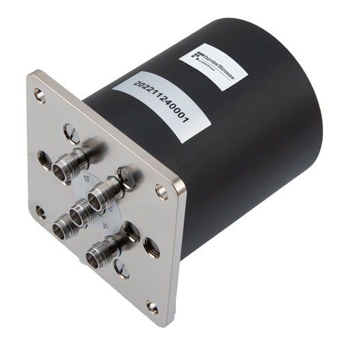 SP4T Electromechanical Relay Latching Swtich, +COM, DC to 52 GHz, 5W, 12VDC, 2.4mm FMSW6565