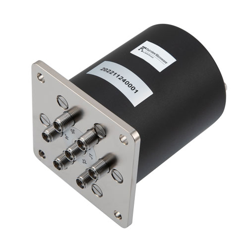 SP6T Electromechanical Relay Latching Switch, +COM, DC to 43 GHz, 10W, 12VDC, 2.92mm FMSW6571