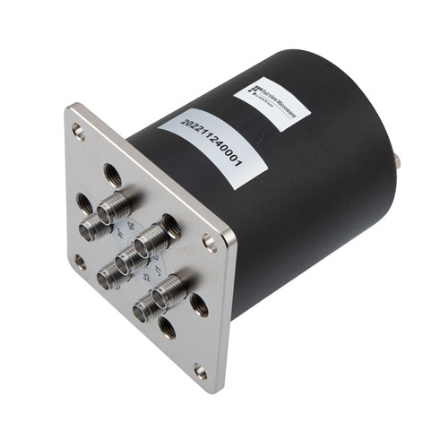 SP6T Electromechanical Relay Latching Switch, +COM, DC to 26.5 GHz,90W, 12VDC, SMA FMSW6577