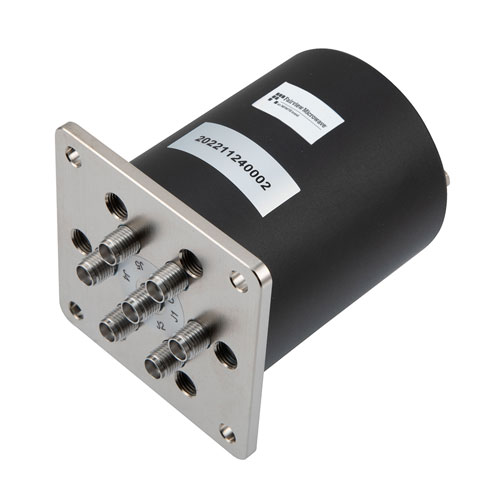 SP6T Electromechanical Relay Latching Switch, +COM, DC to 26.5 GHz, 90W, 28VDC, SMA FMSW6578