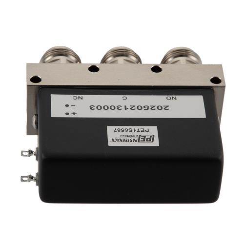 SPDT Failsafe DC to 18 GHz Electro-Mechanical Relay Switch, Self Cut Off, Indicators, 12V, N, 1M Lifecycles FMSW6587