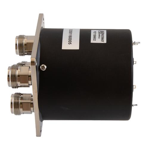 SP4T NO DC to 18 GHz Electro-Mechanical Relay Switch, 28V, N, 1M Lifecycles FMSW6602