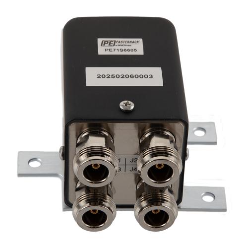 Transfer Failsafe DC to 18 GHz Electro-Mechanical Relay Switch, 28V, N, 1M Lifecycles FMSW6605