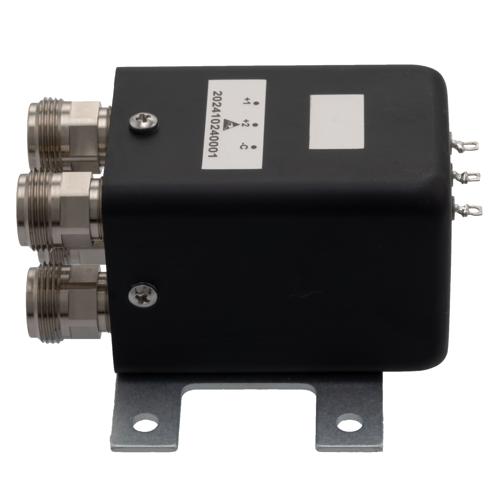 Transfer Latching DC to 12 GHz Electro-Mechanical Relay Switch, Self Cut Off, Diodes, 200W, 5M Lifecycles, 28V, N FMSW6635