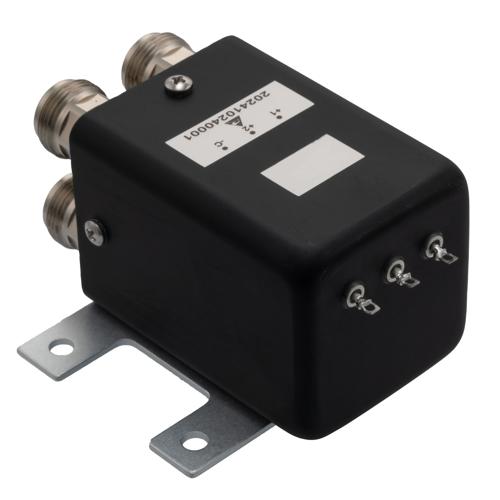 Transfer Latching DC to 12 GHz Electro-Mechanical Relay Switch, Self Cut Off, Diodes, 200W, 5M Lifecycles, 28V, N FMSW6635