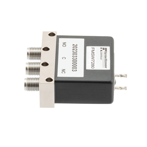 SPDT, Electromechanical Relay Failsafe Switch, DC to 43 GHz, 28VDC, 10W, Solder Terminals, 2.92mm FMSW7280