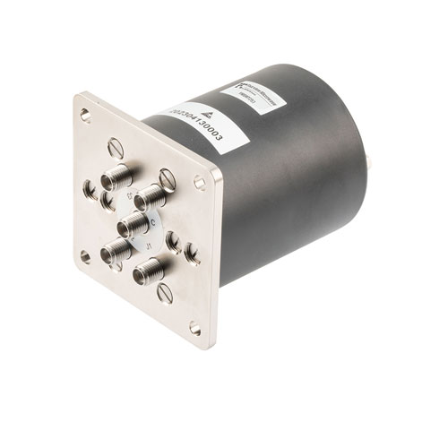 SP4T, Electromechanical Relay Latching Switch, DC to 43 GHz, 28VDC, 5W, Reset, Indicators, TTL, Diodes, Self Cut-Off, D-Sub, 2.92mm FMSW7287
