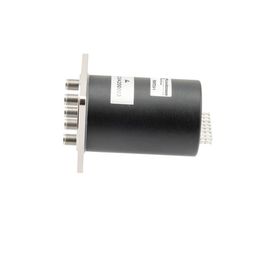 SP4T, Electromechanical Relay Normally Open Switch, DC to 43 GHz, 28VDC, 10W, Indicators, TTL, Diodes, Solder Terminals, 2.92mm FMSW7291