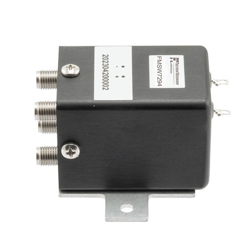 Transfer, Electromechanical Relay Failsafe Switch, DC to 43 GHz, 12VDC, 10W, Solder Terminals, 2.92mm FMSW7294