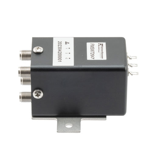 Transfer, Electromechanical Relay Latching Switch, DC to 43 GHz, 28VDC, 5W, Diodes, Self Cut-Off, Solder Terminals, 2.92mm FMSW7297