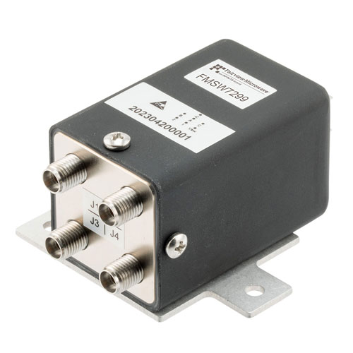Transfer, Electromechanical Relay Latching Switch, DC to 43 GHz, 28VDC, Indicators, TTL, Diodes, Self Cut-Off, Solder Terminals, 2.92mm FMSW7299