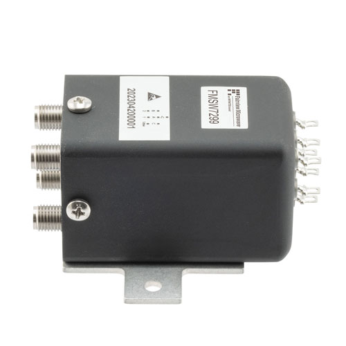 Transfer, Electromechanical Relay Latching Switch, DC to 43 GHz, 28VDC, Indicators, TTL, Diodes, Self Cut-Off, Solder Terminals, 2.92mm FMSW7299