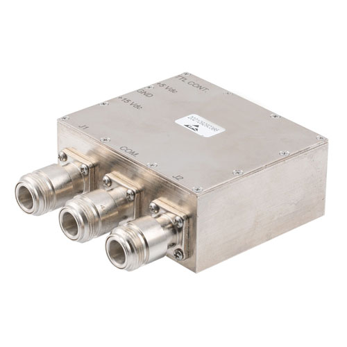 SMA SPDT High Power PIN Diode Switch From 100 MHz to 500 MHz Rated at 100 Watts for Hot Switching FMSW8004