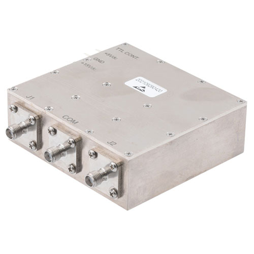 SMA High Power PIN Diode Switch From 500 MHz to 3000 MHz Rated at 30 Watts Hot Switching FMSW8008