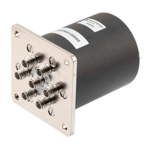 SP6T, Electromechanical Relay Latching Switch, DC to 52GHz, 28VDC, D-Sub, 2.4mm FMSW8018