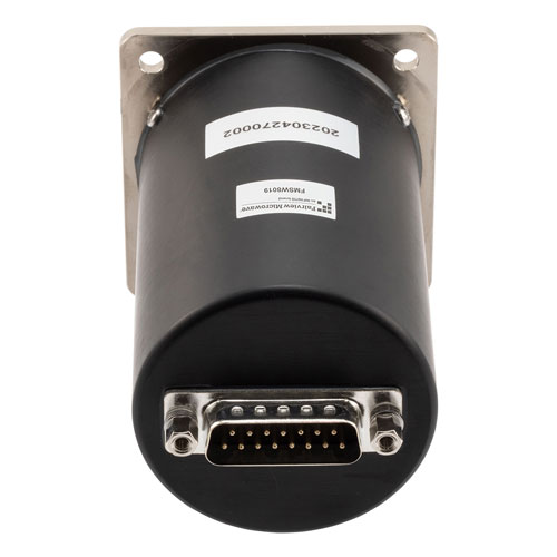 SP6T, Electromechanical Relay Latching Switch, DC to 52GHz, 28VDC, Indicators, Reset, D-Sub, 2.4mm FMSW8019