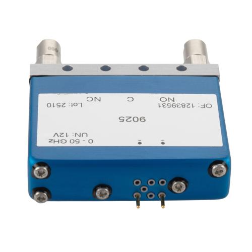 SPDT Failsafe DC to 50 GHz Electromechanical Relay Switch, Terminated, 80W, 2M Lifecycles, 12 V, Solder Terminal, 2.4mm FMSW9025