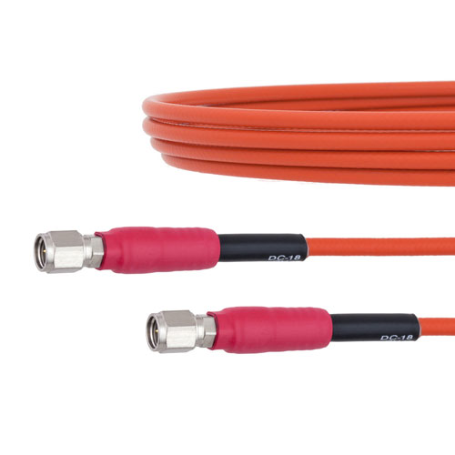 Precision SMA Male to SMA Male Phase Stable Cable .90 Coax in 48 Inch with LF Solder FMTC301-48