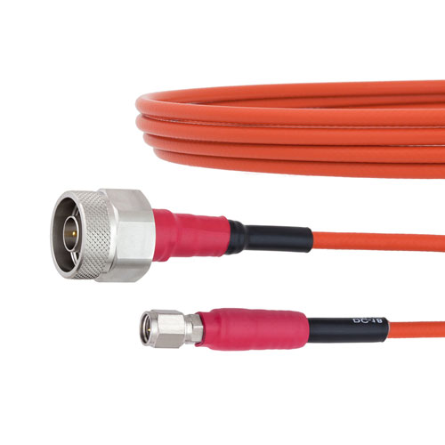 Precision SMA Male to N Male Phase Stable Cable .90 Coax with LF Solder FMTC303
