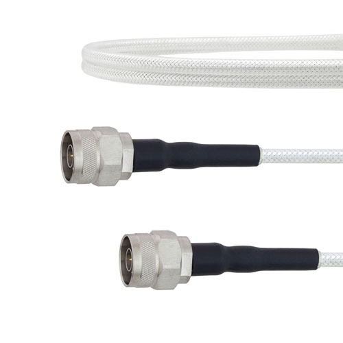 Broadband 75 Ohm N Male to 75 Ohm N Male Cable 75 Ohm FM-SF200LL75 Coax in 36 Inch FMTC601-36