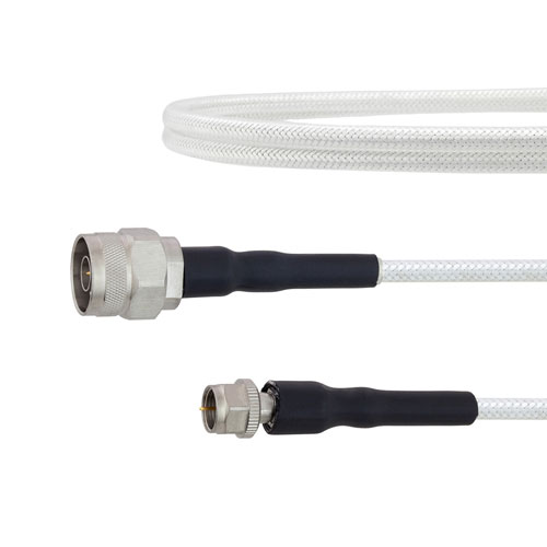 Broadband 75 Ohm N Male to 75 Ohm F Male Cable 75 Ohm FM-SF200LL75 Coax in 36 Inch and RoHS Compliant FMTC606-36